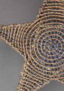 Natural Seagrass Hanging <b>Star</b> <b>Decorate</b> Christmas Handmade Woven Wicker Tassels Holiday Home <b>Decor</b> - Product Image 3