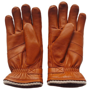 Soft Winter Men Genuine Cow Leather Gloves Outdoor Fashion Men's Warm Leather Driving Dressing Gloves - Product Image 3