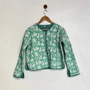 Edredón Acolchado Hecho a Mano en India, 100% Algodón Ecológico, Antiarrugas, Transpirable, de Secado Rápido, con Estampado Digital y Bolsillo Frontal, para Otoño e Invierno - Product Image 1