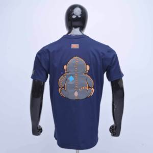 T-shirts en coton à manches courtes pour hommes, de haute qualité, avec logo personnalisé, impression graphique, tissage tricoté, écologiques, anti-boulochage - Product Image 2