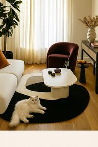 Luxury Modern Geometric Design Hand Tufted Wool Area Rug Washable <b>Carpet</b> for Living Room Bedroom Home & Office Decor for Picnic - Product Image 2