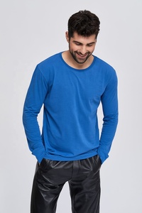 Nueva Camiseta de Moda 2026 para Hombre, 100% Algodón, Estilo Urbano Hip Hop, Manga de Dos Capas, Secado Rápido, Empaque Personalizado, Estampada - Product Image 2