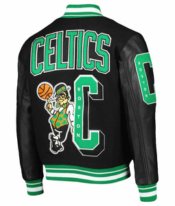 Veste de baseball vintage personnalisée pour homme, veste varsity à manches en cuir, broderie de patchs en chenille, fabricant OEM ODM - Product Image 4