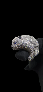 Anillo Octogonal Premium con Moissanita, Plata de Ley 925, Estilo Hip Hop para Mujer, Clásico, Sin Níquel, Chapado en Oro Rosa, Joyas Avira - Product Image 3