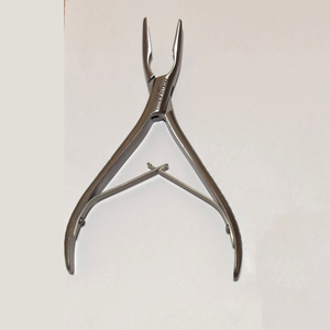 เครื่องมือแพทย์ Mead Bone Nasal Rongeur ขนาด 17 ซม. ปลายโค้ง 5 มม. สำหรับหู คอ จมูก ผลิตจากสแตนเลสคุณภาพสูง สินค้าใหม่ Mead Bone Rounger - Product Image 6