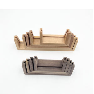 Supports de numéros en bois naturel, porte-cartes en bois dur naturel pour étiquettes de prix, cartes de nom, menus, tableaux - Product Image 2
