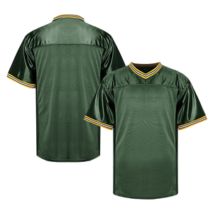 Custom Blank Football Jersey Men Mesh Polyester Quick Dry Breathable Pullover Sports Shirt Teamwear OEM Bulk - Product Image 4