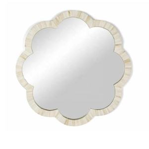 Handcraft Bone Inlay <b>Round</b> Pattern <b>Mirror</b> Frame Furniture for Living Room Unique Decorative Home and Office <b>Mirror</b> Frame - Product Image 3