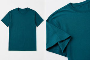 เสื้อยืดคอกลมคลาสสิกสำหรับผู้ชาย แขนสั้น ทรงหลวม สวมใส่สบายทุกวัน ดีไซน์เรียบง่าย ผลิตจากผ้าโพลีเอสเตอร์ 95% นุ่ม ระบายอากาศได้ดี - Product Image 2