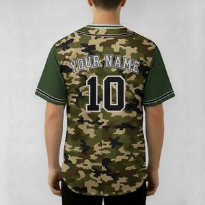 Maillots de baseball unisexes personnalisés vierges, options de logo par transfert thermique ou broderie, ensemble de maillots de softball 100 % polyester, toutes saisons - Product Image 2