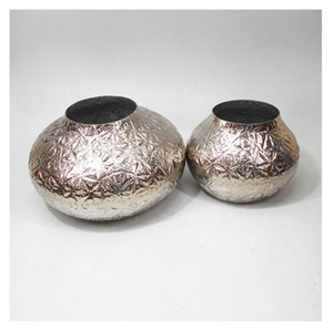 Vase à fleurs en métal aluminium plaqué or, vase décoratif pour la maison, le bureau, la table, arrangement floral - Product Image 6