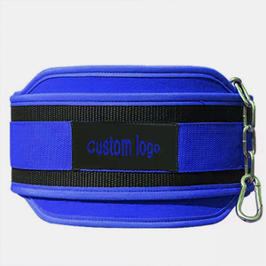 Adjustable Blue Palm Guard Support <b>Belt</b> with Chain for <b>Weight</b> Lifting Strength <b>Training</b> Unisex Hook & Loop Closure Custom Logo - Product Image 4