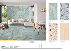 Azulejos de Porcelana de Lujo Brillantes para Interiores, 8mm de Grosor, Absorción de Agua <0.5%, Diseño Moderno para Apartamentos, ¡Oferta! - Product Image 3