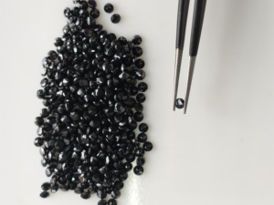Spinelle noire naturelle 3MM, taille brillant ronde, pierres précieuses de qualité supérieure pour la fabrication de bijoux - Product Image 2