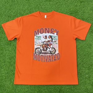 T-shirt surdimensionné pour homme avec impression sérigraphiée, coton lourd GSM, col rond, imprimé graphique, coupe ample, personnalisable OEM, vente en gros en usine - Product Image 1