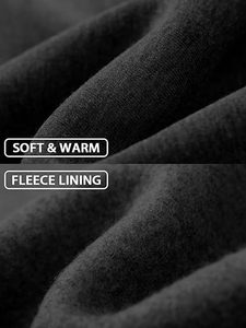 Ensemble de 2 pièces en polaire zippé, tenue de sport décontractée pour activités de plein air et jogging - Product Image 6