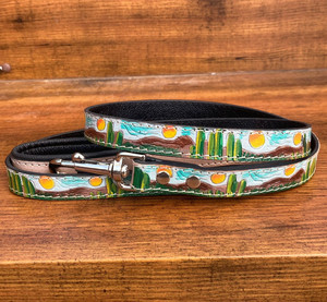 Correa de cuero duradera para perros, cuero de vaca, entrenamiento para caminar para perros medianos y grandes, suministros para mascotas, correas para perros resistentes - Product Image 3