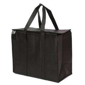 Sac fourre-tout réutilisable en coton biologique 100% avec fermeture éclair, personnalisation de la marque, sac de shopping promotionnel écologique, fabricant - Product Image 4