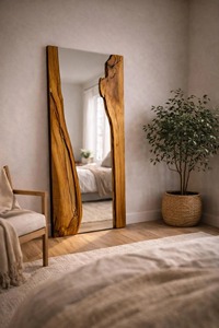 Espejo de Pared de Madera para Cuarto de Niños, Diseño Seguro, Espejo de Pared de Madera para Decoración de Habitaciones Infantiles, Espejo Colgante al por Mayor - Product Image 4