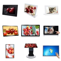 Promosi Layar LCD Dalam Ruangan 55 Inci Android 1920*1080 Layar Sentuh Kapasitif IR Papan Digital untuk Shopping Mall