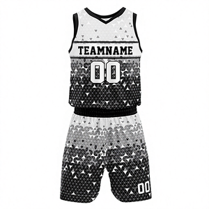 Ensembles d'uniformes de basketball sur mesure pour hommes, grandes tailles, sans manches, motif uni, logo frontal, tenue de sport d'été pour l'extérieur 100% - Product Image 1