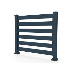 Panneau de clôture en aluminium thermolaqué série 6000 avec détails CNC et style décoratif - Product Image 1