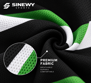 Custom Sublimation <b>Ice</b> Hockey Jersey Men Black Green Mesh Pullover Team Uniform - Product Image 5