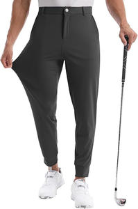 กางเกงจ็อกเกอร์กีฬาผู้ชายทรงสปอร์ต มีกระเป๋าซิป ระบายอากาศได้ดี พิมพ์ลาย ยืดหยุ่น น้ำหนักเบา เหมาะสำหรับกีฬากอล์ฟและการเดินทาง - Product Image 3