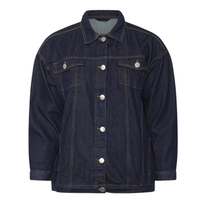 Chaqueta Vaquera Personalizable para Mujer de Talla Grande, Tela al por Mayor, Muestra Gratuita, la Mejor Calidad - Product Image 1