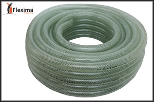 Tuyau d'eau de haute qualité PVC Transparent tressé tuyau d'arrosage fleur lavage jardins Irrigation - Product Image 5