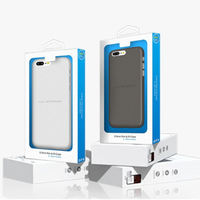 Boîte d'emballage personnalisée pour étui de téléphone portable, emballage universel en blister plastique pour smartphone