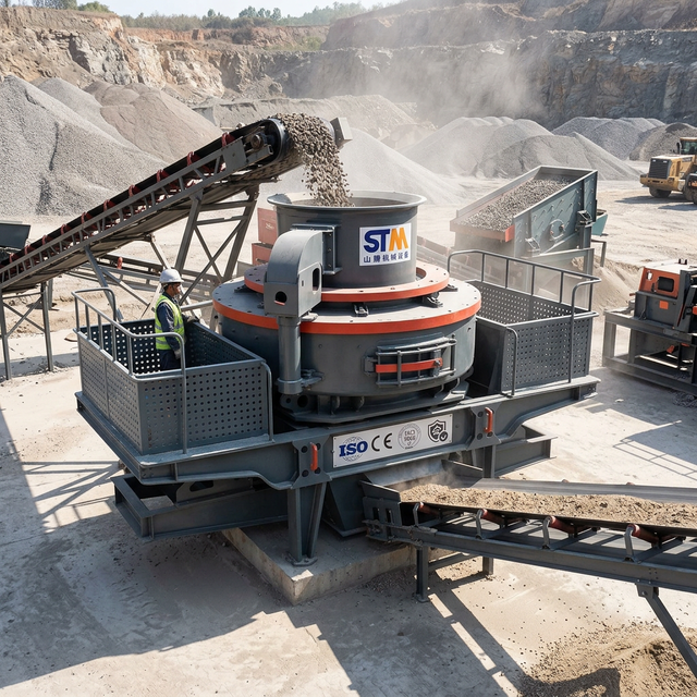 Vertical Shaft Impact Crusher VSI Type For Road Building High Quality Cubic Sand Making