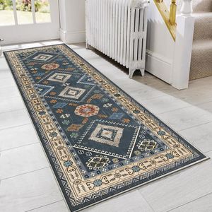 Set di 4 Tappeti da Cucina Boho, Runner e Tappetini Floreali Antiscivolo, Tappeto Imbottito Lavabile Stile Fattoria - Product Image 2