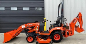 รถแทรกเตอร์เดินตาม Kubota BX23S BT603 ขับเคลื่อน 4 ล้อ ขนาดกะทัดรัด สำหรับงานเกษตร พร้อมที่ตักด้านหน้าและรถขุดด้านหลัง - Product Image 3