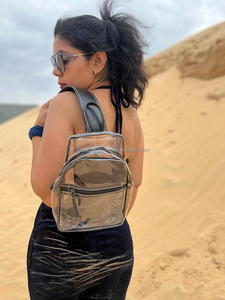 Nuevo Western Stylish Real Genuine Leather Clear Stadium Unisex Chest Utility Bag Bolso de pecho de cuero Premium de alta calidad - Product Image 3