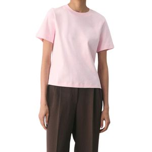 Women Cotton T Shirt Casual Modern Fit Soft Short Sleeve Crew Neck Basic Tee OEM ODM Manufacturer Custom Wholesale Bulk Wear - Product Image 4