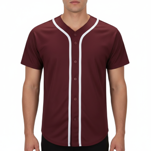 Maillot de baseball imprimé de qualité supérieure, très confortable, 100 % polyester, unisexe adulte, antibactérien, très demandé. - Product Image 1
