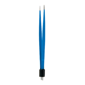 Pinces bipolaires chirurgicales bleues réutilisables 16 cm pour salle d'opération, certifiées CE, classe I, instrument manuel - Product Image 2