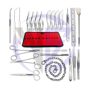 Kit de Disección Dental de 24 Piezas para Estudiantes, Instrumentos Quirúrgicos Veterinarios Manuales de Acero Inoxidable Alemán, Certificación CE, 1 Año de Garantía - Product Image 2
