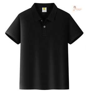 T-shirt en coton tricoté à col polo et manches courtes pour enfants, confortable, plusieurs couleurs, vente en gros pour enfants - Product Image 2