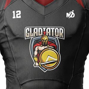 Uniforme de Fútbol Americano Personalizado Estilo Gladiador, Colores y Logotipos del Equipo a Medida, Conjunto de Fútbol Americano Sublimado Resistente - Product Image 6