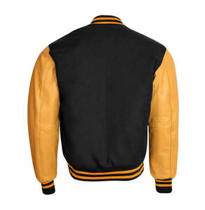 Vestes universitaires en laine avec manches en cuir, durables et chaudes pour la saison hivernale, en vente, vestes universitaires de baseball professionnelles pour hommes - Product Image 3