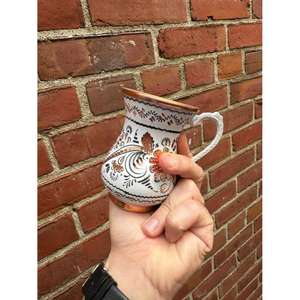 แก้วทองแดงลายเพ้นท์มือ ดีไซน์สวยหรู แก้วเบียร์ตกแต่งแบบกำหนดเอง ปลอดภัยสำหรับเครื่องล้างจาน แก้วน้ำดีไซน์ไม่ซ้ำใครสำหรับดื่ม แก้วสำนักงาน แก้วสุญญากาศ - Product Image 6