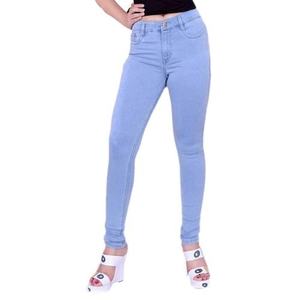Pantalones Vaqueros de Mezclilla de Última Moda para Mujer, Vaqueros Lavados de Algodón/Spandex, Precio Económico, Calidad Premium, Diseño Personalizado - Product Image 4