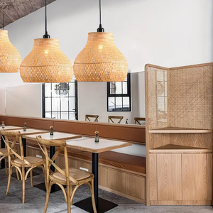 Handwoven Bamboo Pendant Light for Home <b>Decoration</b> Hotels Restaurants and Hospitality Interior <b>Lighting</b> - Product Image 5