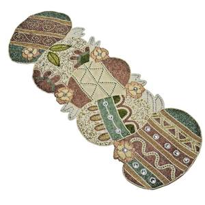 Unique Artisan Seed Beads <b>Table</b> <b>Runner</b> For Festive And Holiday Decoration Decorative Luxury Beaded Embroidery <b>Table</b> <b>Runner</b> - Product Image 4