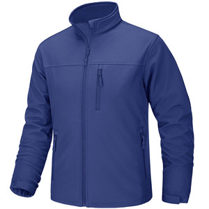 Veste Softshell d'hiver pour homme, conçue sur mesure, haute qualité, légère, coupe-vent, imperméable, longue, en tissu doux, vente en gros - Product Image 4