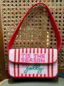 Bolsa de Mano Elegante con Cordón, Bordada y con Cuentas, de Lino Impermeable, para Mujer, Detalles Hechos a Mano, Estilo Elegante, para Atuendos Festivos y Bodas - Product Image 5