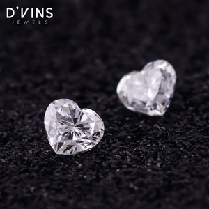 เพชรแล็บโกรว์ทรงหัวใจจาก D'vins Jewels ขายส่งสำหรับทำแหวนหมั้น (ต้นกำเนิดจากสุราษฎร์ธานี) - Product Image 2