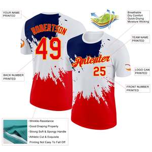 Camiseta Deportiva Personalizada de Moda con Estampado Completo, Ropa Deportiva Transpirable de Alto Rendimiento, Nombre y Número Personalizados, Venta al Por Mayor de Fábrica - Product Image 2
